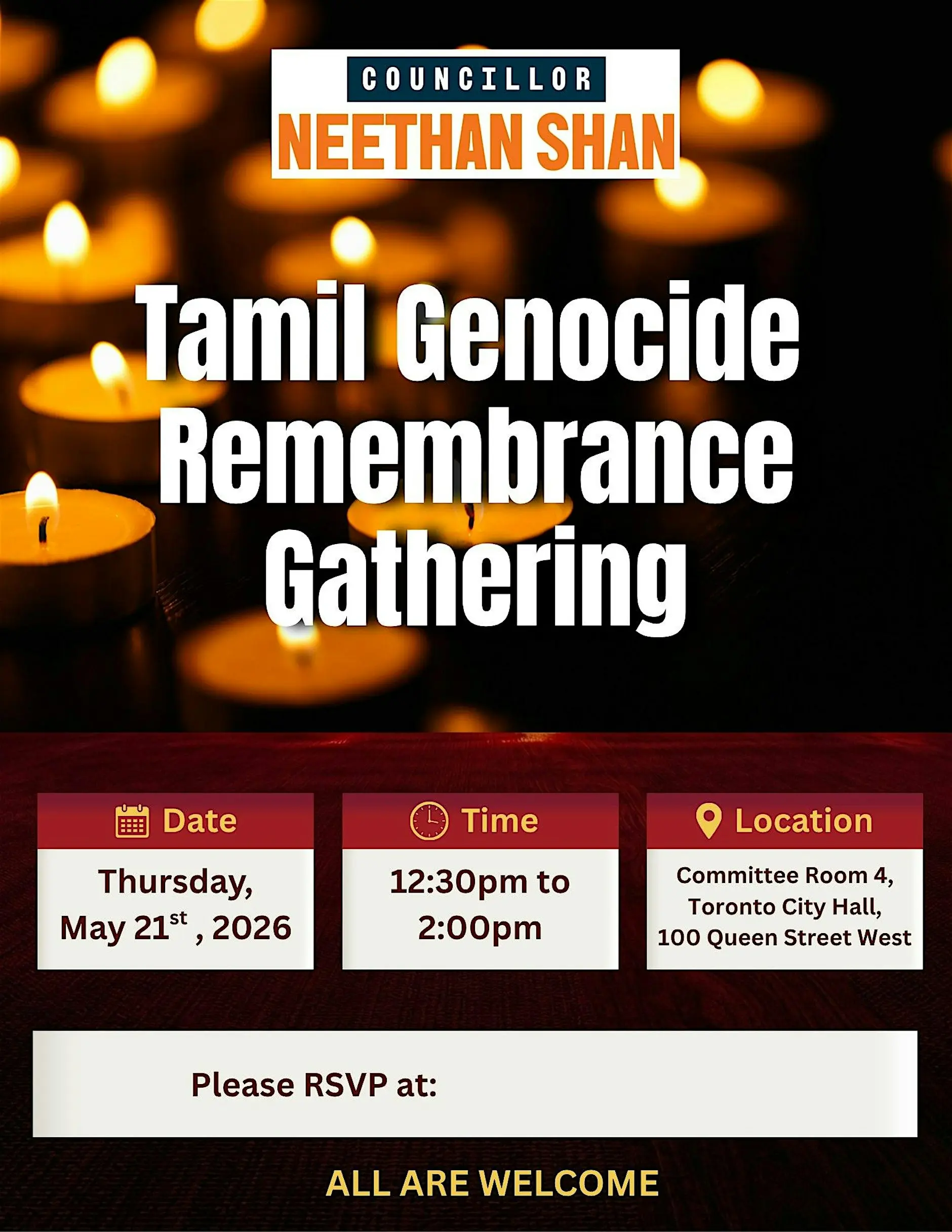 Tamil Genocide Remembrance Gathering